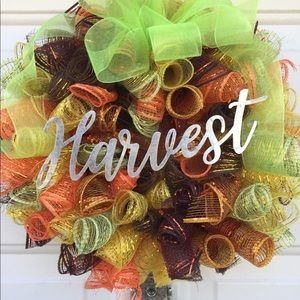Handmade Harvest Wreath